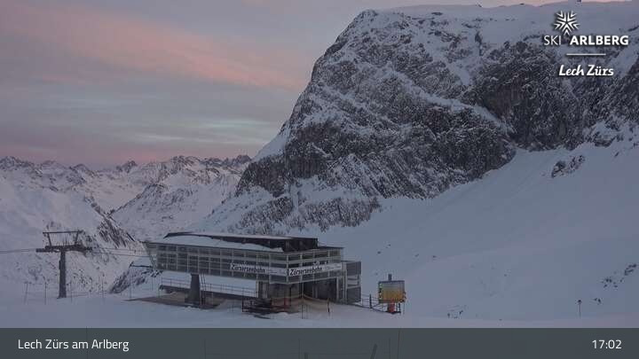 Archived image Webcam Zürs: Mountain Restaurant Seekopf
