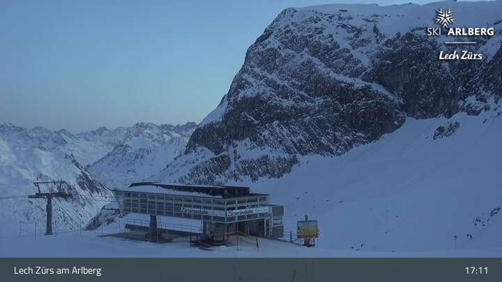 Archiv Foto Webcam Lech Zürs: Bergrestaurant Seekopf