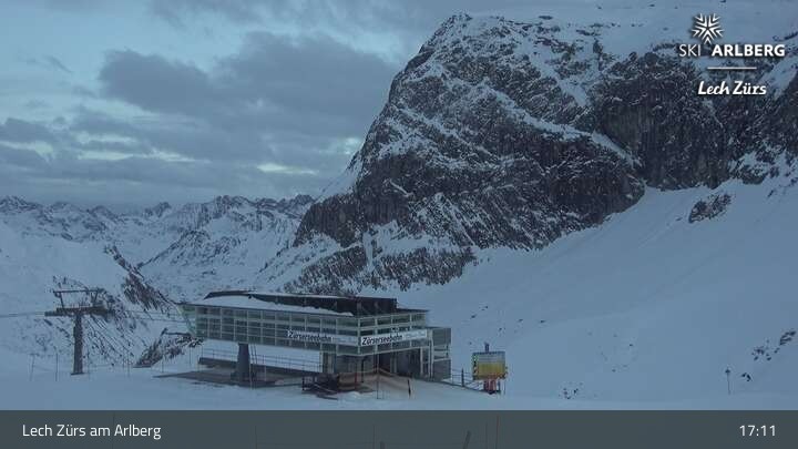 Archiv Foto Webcam Lech Zürs: Bergrestaurant Seekopf