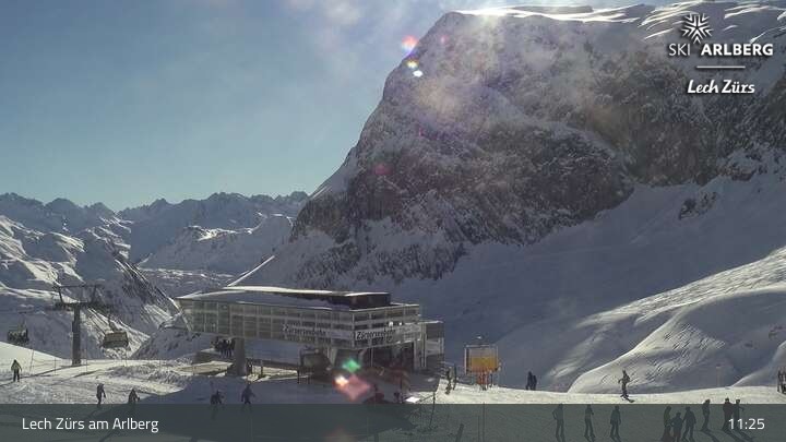 Archiv Foto Webcam Lech Zürs: Bergrestaurant Seekopf