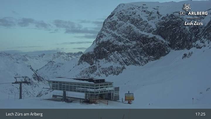 Archiv Foto Webcam Lech Zürs: Bergrestaurant Seekopf