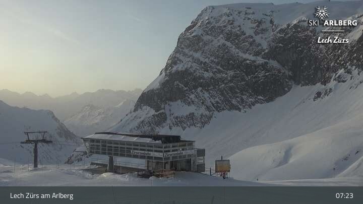 Archiv Foto Webcam Lech Zürs: Bergrestaurant Seekopf