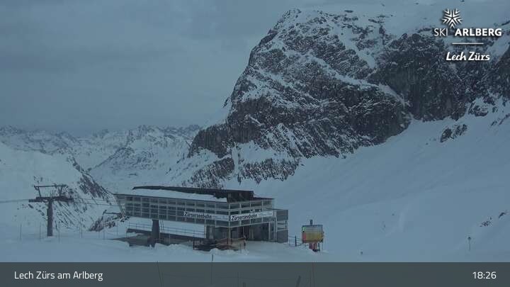 Archiv Foto Webcam Lech Zürs: Bergrestaurant Seekopf