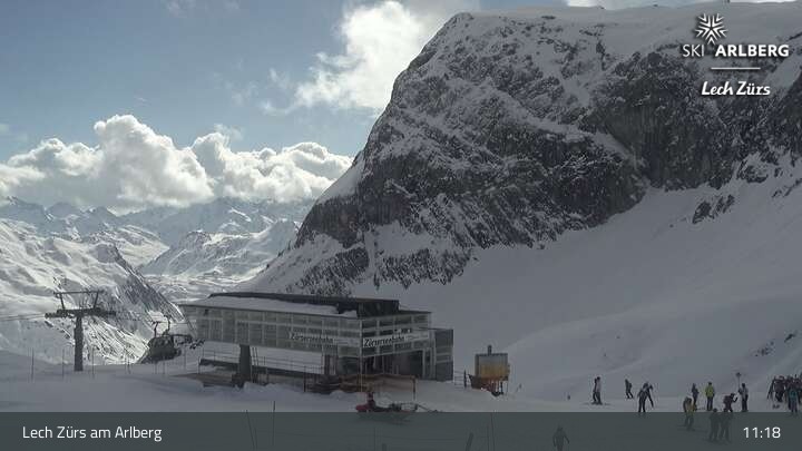 Archiv Foto Webcam Lech Zürs: Bergrestaurant Seekopf