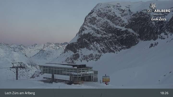 Archiv Foto Webcam Lech Zürs: Bergrestaurant Seekopf