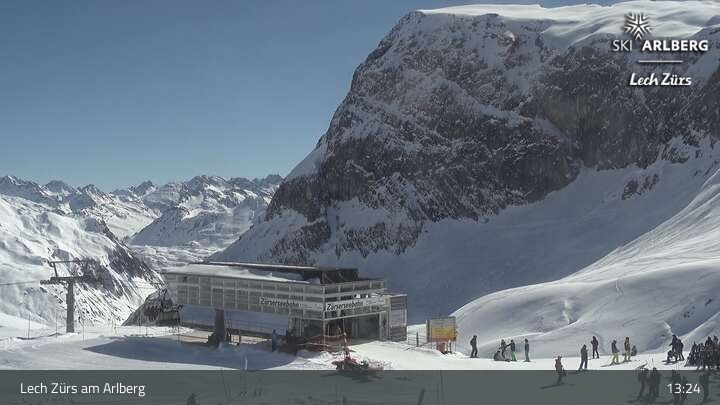 Archiv Foto Webcam Lech Zürs: Bergrestaurant Seekopf