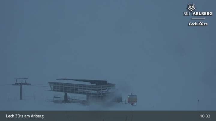 Archiv Foto Webcam Lech Zürs: Bergrestaurant Seekopf