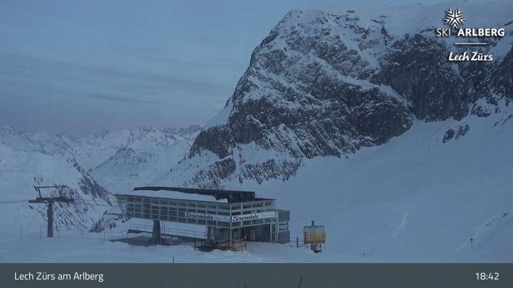 Archiv Foto Webcam Lech Zürs: Bergrestaurant Seekopf