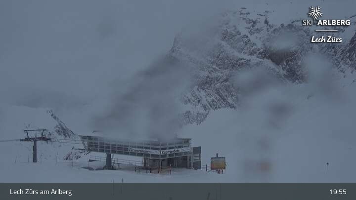 Archiv Foto Webcam Lech Zürs: Bergrestaurant Seekopf