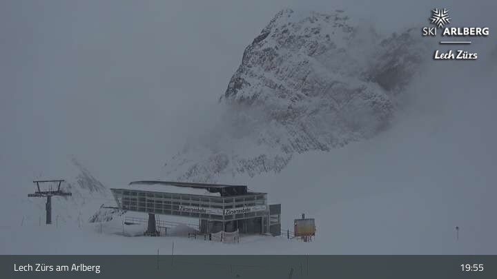 Archiv Foto Webcam Lech Zürs: Bergrestaurant Seekopf