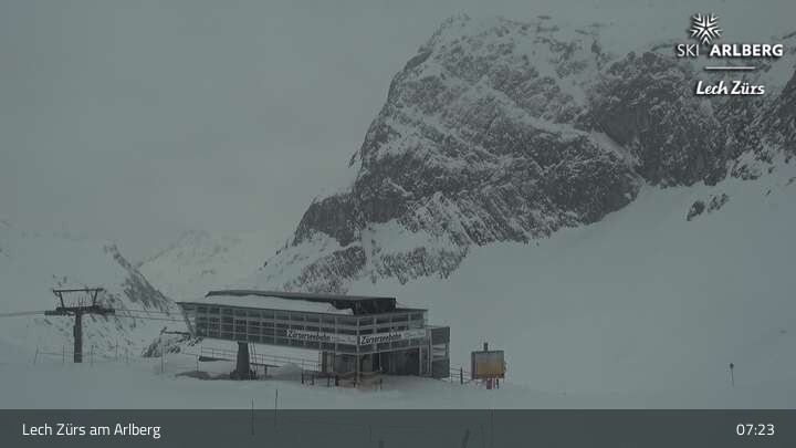 Archiv Foto Webcam Lech Zürs: Bergrestaurant Seekopf