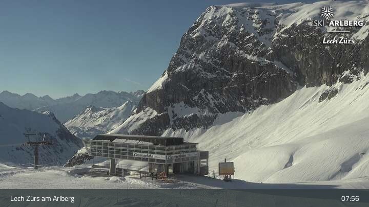 Archiv Foto Webcam Lech Zürs: Bergrestaurant Seekopf