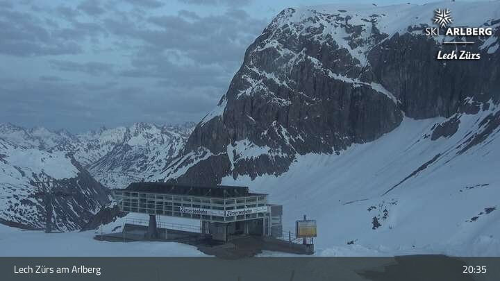 Archiv Foto Webcam Lech Zürs: Bergrestaurant Seekopf