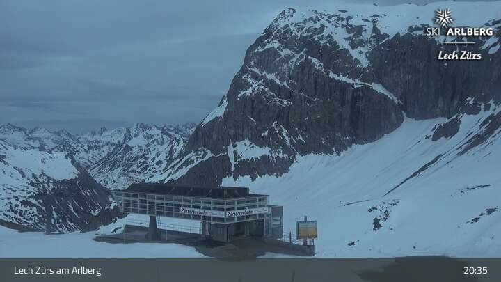 Archiv Foto Webcam Lech Zürs: Bergrestaurant Seekopf