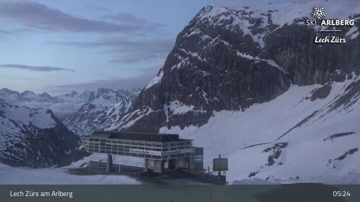 Archiv Foto Webcam Lech Zürs: Bergrestaurant Seekopf
