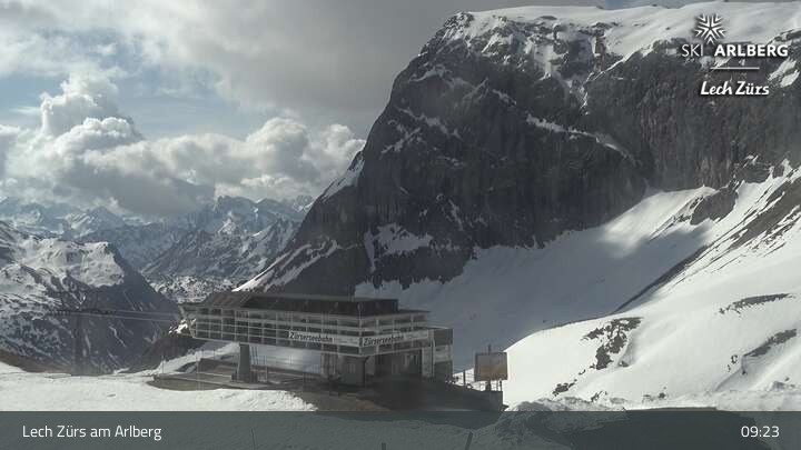 Archiv Foto Webcam Lech Zürs: Bergrestaurant Seekopf