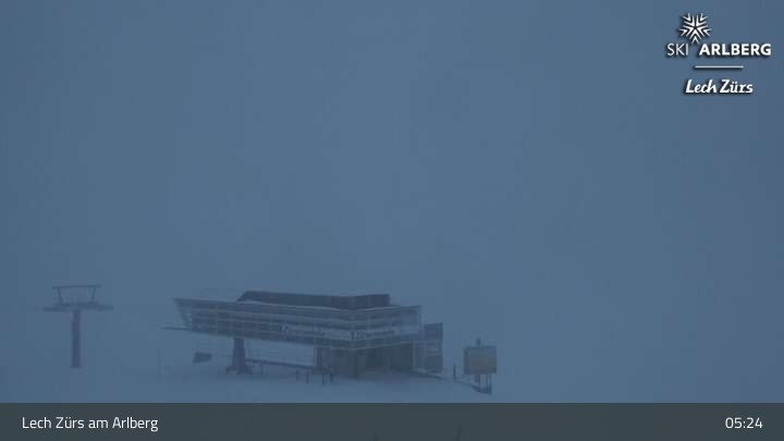Archiv Foto Webcam Lech Zürs: Bergrestaurant Seekopf