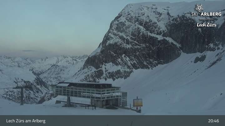 Archiv Foto Webcam Lech Zürs: Bergrestaurant Seekopf