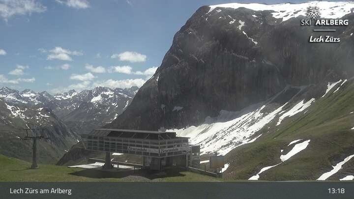 Archiv Foto Webcam Lech Zürs: Bergrestaurant Seekopf
