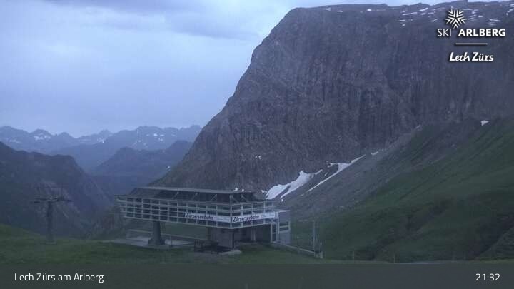 Archived image Webcam Zürs: Mountain Restaurant Seekopf