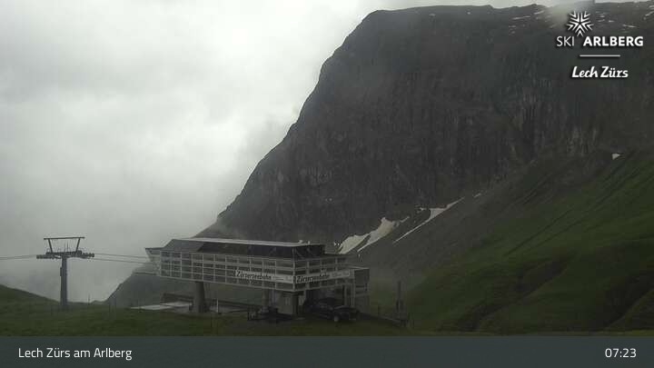 Archiv Foto Webcam Lech Zürs: Bergrestaurant Seekopf