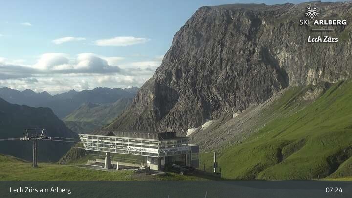 Archived image Webcam Zürs: Mountain Restaurant Seekopf