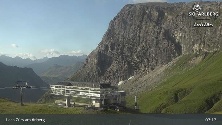 Archiv Foto Webcam Lech Zürs: Bergrestaurant Seekopf