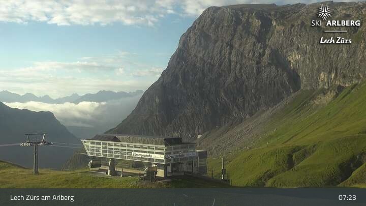 Archiv Foto Webcam Lech Zürs: Bergrestaurant Seekopf