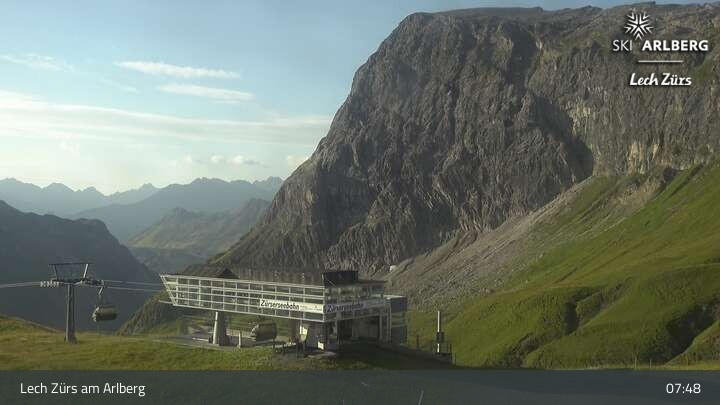 Archiv Foto Webcam Lech Zürs: Bergrestaurant Seekopf