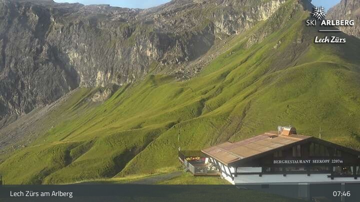 Archiv Foto Webcam Lech Zürs: Bergrestaurant Seekopf