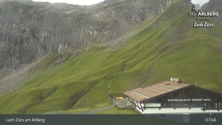Archiv Foto Webcam Lech Zürs: Bergrestaurant Seekopf