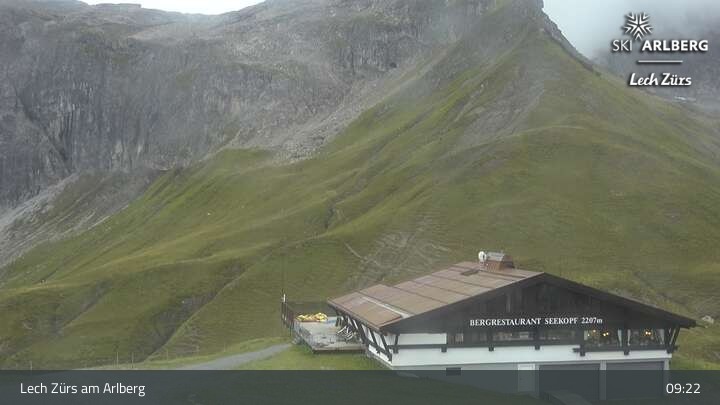 Archiv Foto Webcam Lech Zürs: Bergrestaurant Seekopf