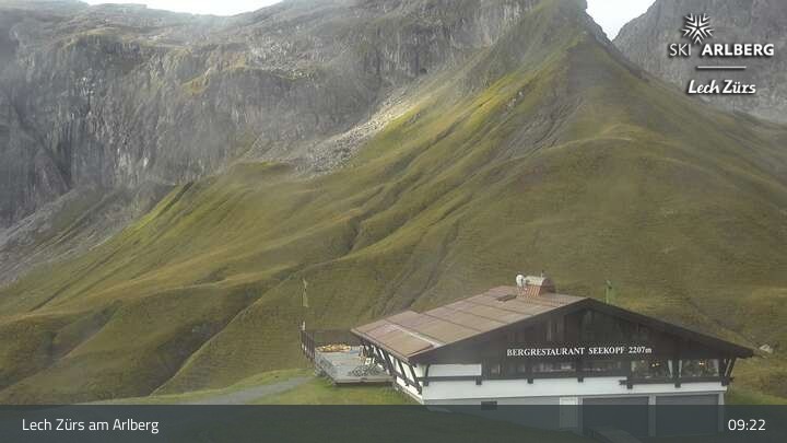 Archiv Foto Webcam Lech Zürs: Bergrestaurant Seekopf