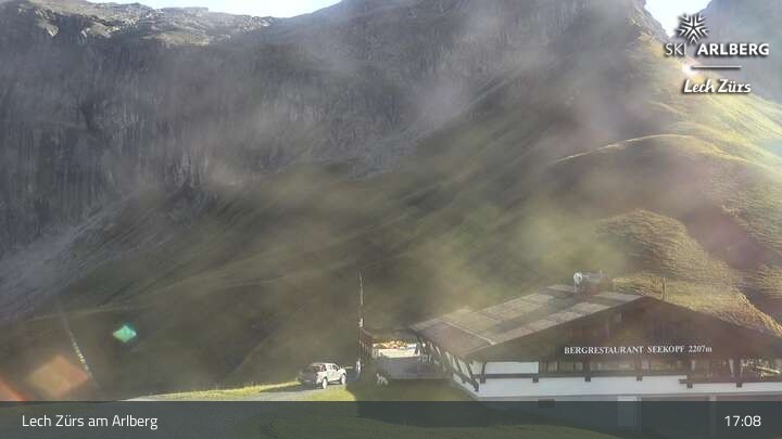 Archiv Foto Webcam Lech Zürs: Bergrestaurant Seekopf