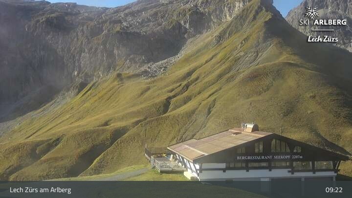 Archiv Foto Webcam Lech Zürs: Bergrestaurant Seekopf