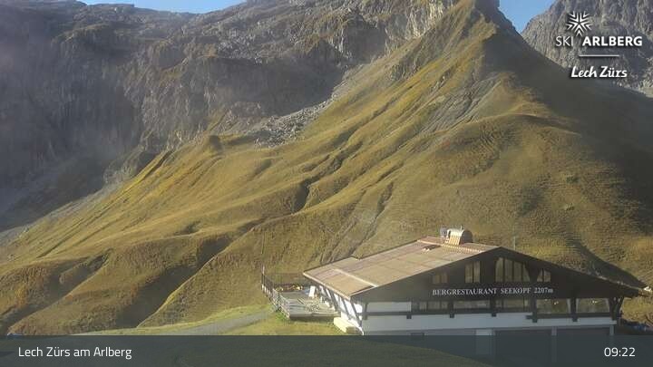Archiv Foto Webcam Lech Zürs: Bergrestaurant Seekopf