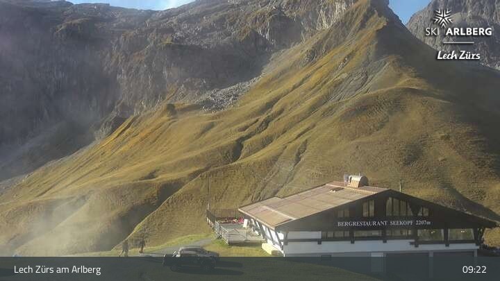 Archiv Foto Webcam Lech Zürs: Bergrestaurant Seekopf