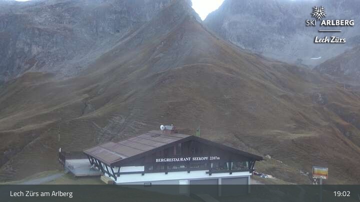 Archiv Foto Webcam Lech Zürs: Bergrestaurant Seekopf
