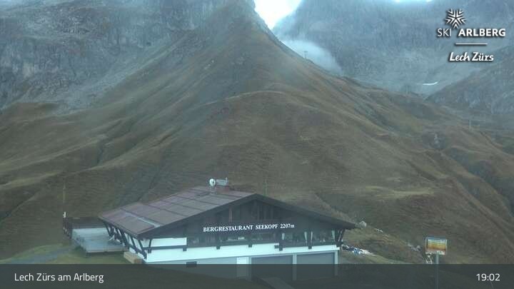 Archiv Foto Webcam Lech Zürs: Bergrestaurant Seekopf