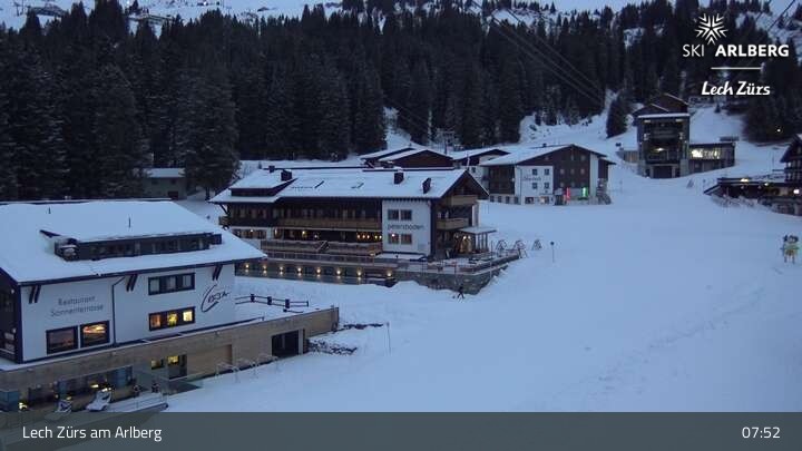 Archiv Foto Webcam Oberlech am Arlberg