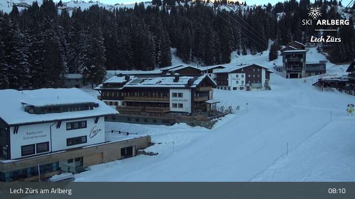 Archiv Foto Webcam Oberlech am Arlberg