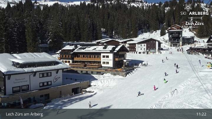 Archiv Foto Webcam Oberlech am Arlberg