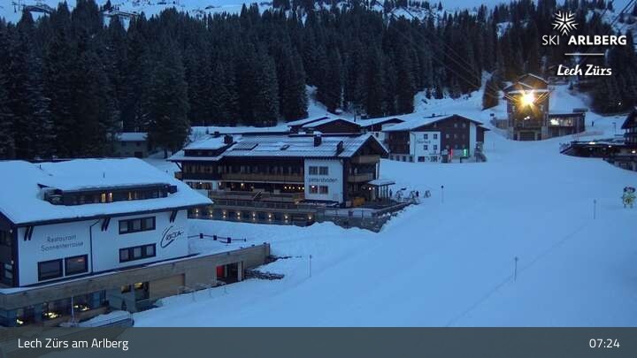 Archiv Foto Webcam Oberlech am Arlberg