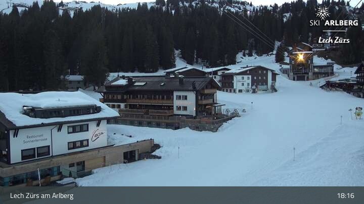 Archiv Foto Webcam Oberlech am Arlberg