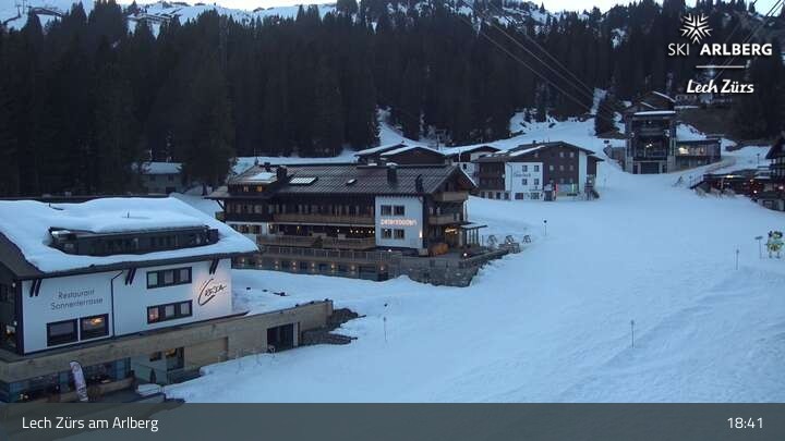 Archiv Foto Webcam Oberlech am Arlberg