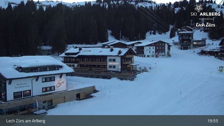 Archiv Foto Webcam Oberlech am Arlberg