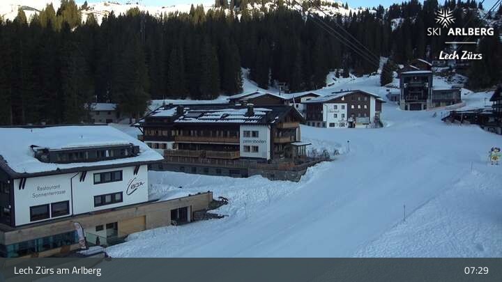 Archived image Webcam Oberlech (Arlberg mountain)