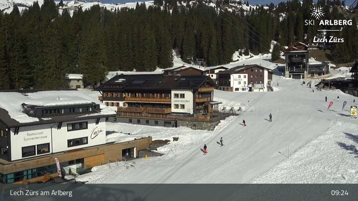 Archiv Foto Webcam Oberlech am Arlberg