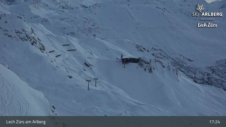 Archiv Foto Webcam Lech Zürs: Trittkopf Bergstation