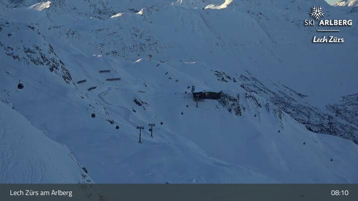 Archiv Foto Webcam Lech Zürs: Trittkopf Bergstation